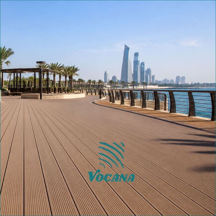 Capped Composite Decking Singapore | Rooftop Terraces factory
