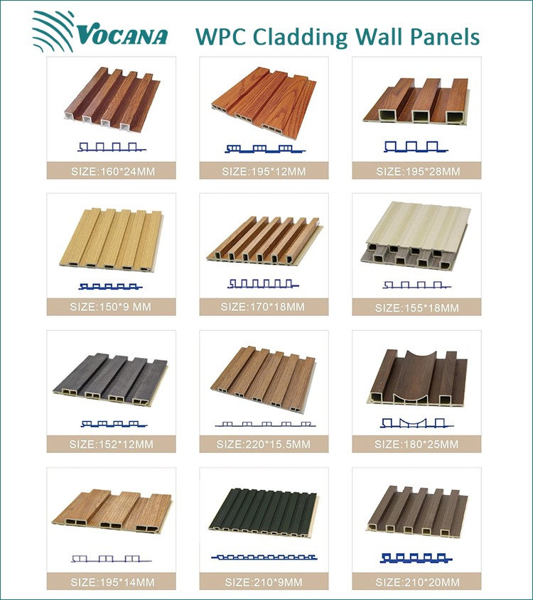 Fluted WPC Wall Panels Cladding cost