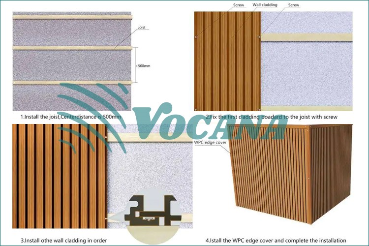 wpc slat panel