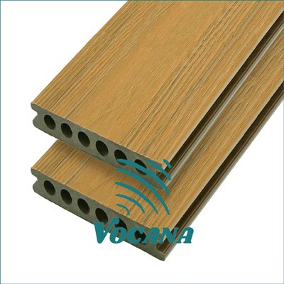 Udvendig trækorn WPC sammensat pyntning